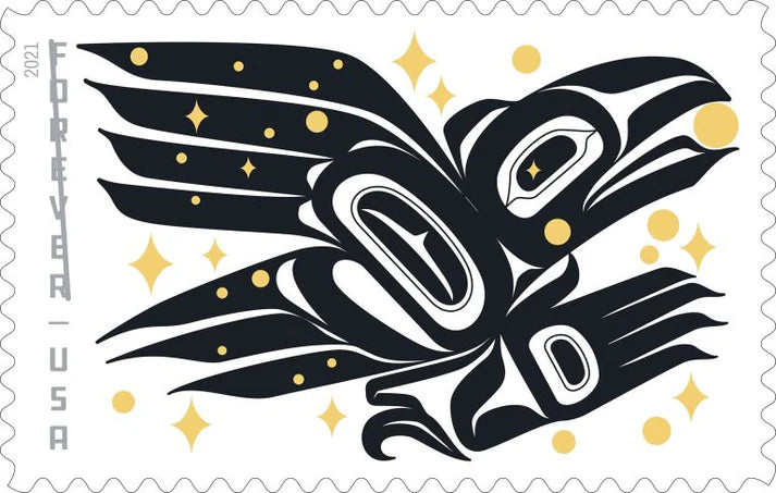 Forever Stamps 2021 Raven Story – Cultural Heritage, First-Class Postage