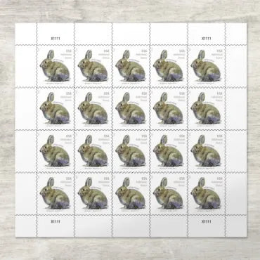 Additional Ounce Forever Stamps 2021 Brush Rabbit – Nature Series, Postage