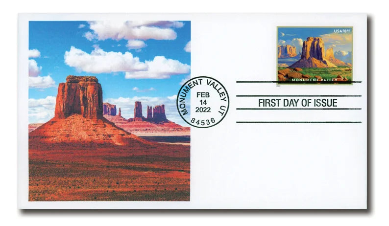 Priority Mail $8.95 Stamps 2022 Monument Valley – Scenic Landscape, Priority Mail Rate