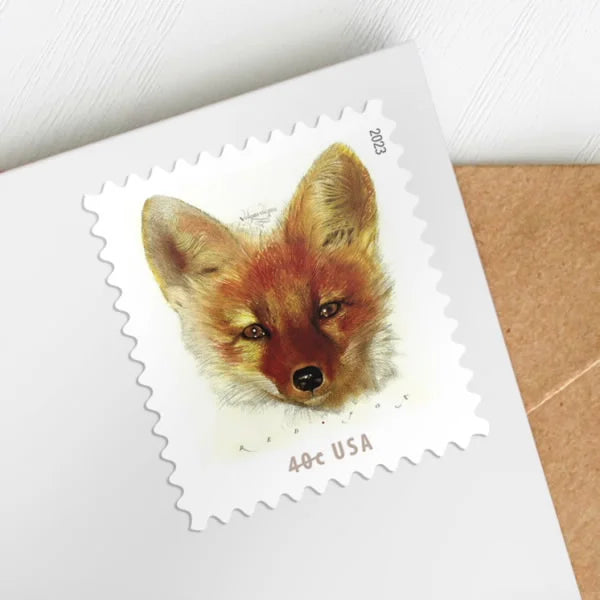 40¢ Stamps 2023 Red Fox – Wildlife Series, First-Class Rate
