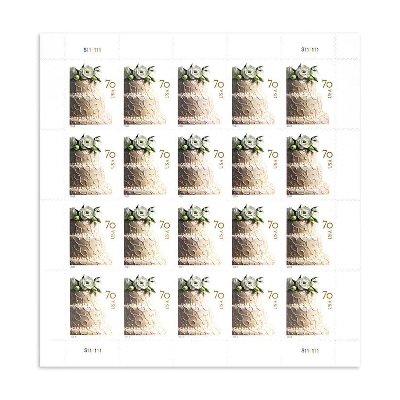 First Class Stamps 2014 Wedding Cake – Wedding Invitation, 70¢ Postage