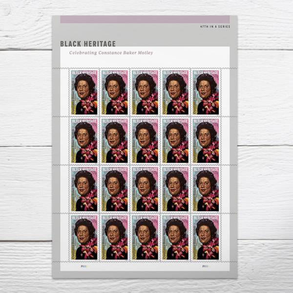Forever Stamps 2024 Constance Baker Motley – Black Heritage, First-Class Postage