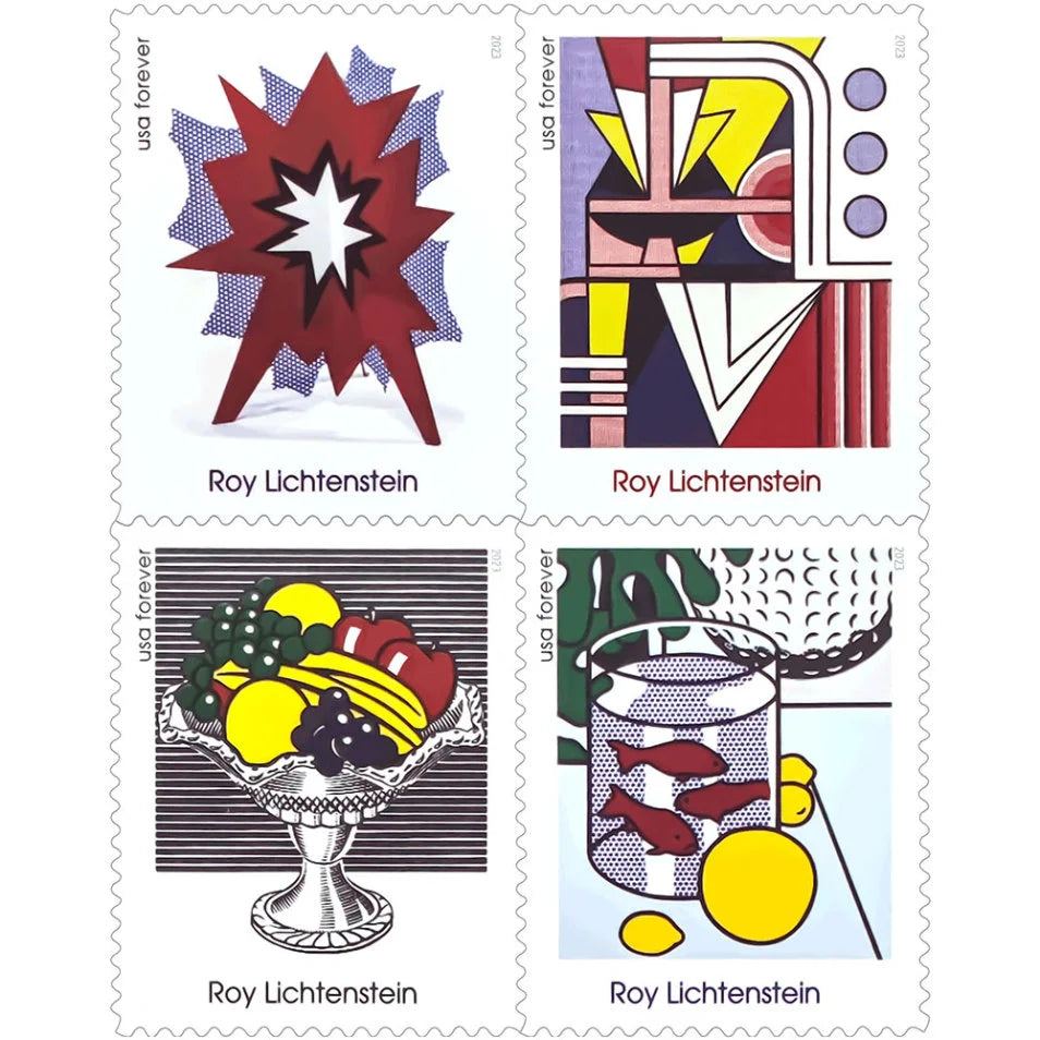 2023 Roy Lichtenstein Forever Stamps
