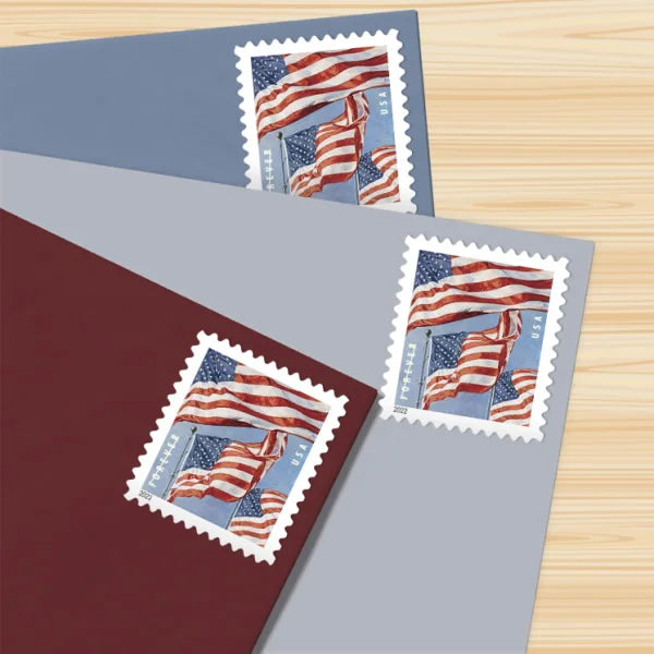 Forever Stamps 2022 U.S. Flag – Patriotic Symbol, First-Class Postage