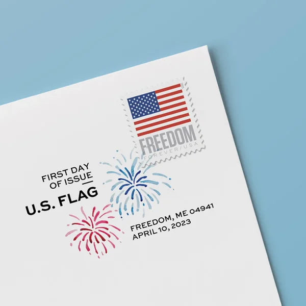 Forever Stamps 2023 U.S. Flag – Modern Patriotic Symbol, First-Class Postage