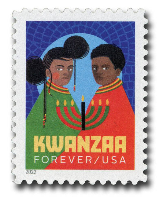 Forever Stamps 2022 Kwanzaa – Holiday Celebration, First-Class Postage