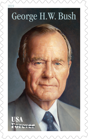 Forever Stamps 2019 George H. W. Bush – Commemorative Issue, First-Class Postage