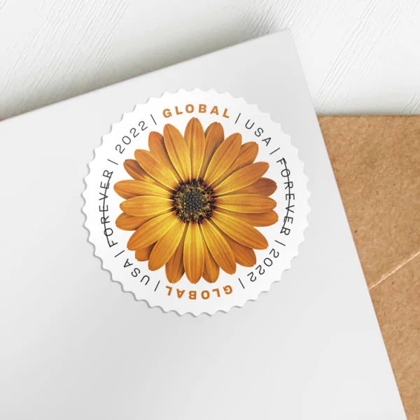 Global Forever Stamps 2022 African Daisy – International Rate