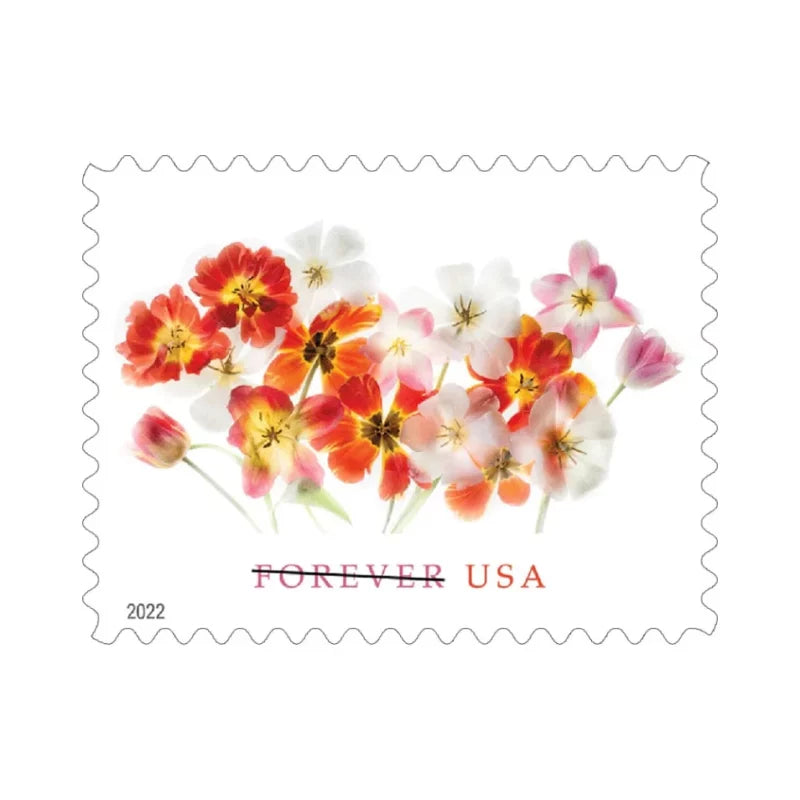 Forever Stamps 2022 Tulips – Nature Series, First-Class Postage