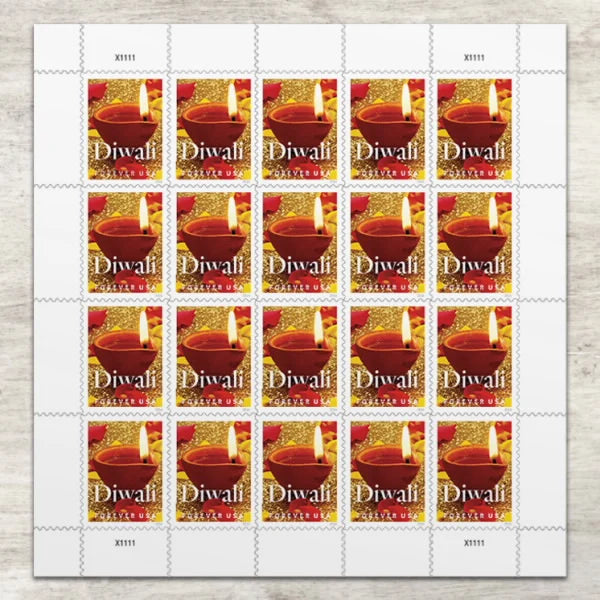 Forever Stamps 2016 Diwali – Festival Greeting, Holiday Celebration, First-Class Postage