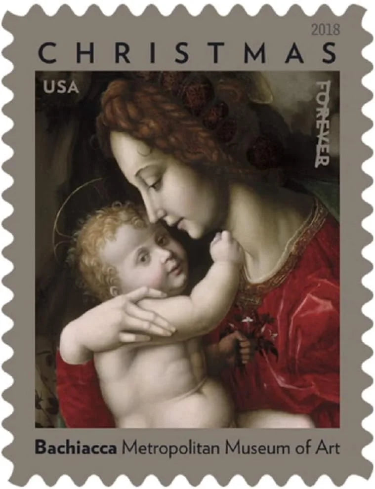 Forever Stamps 2018 Madonna and Child – Christmas Mail, First-Class Postage