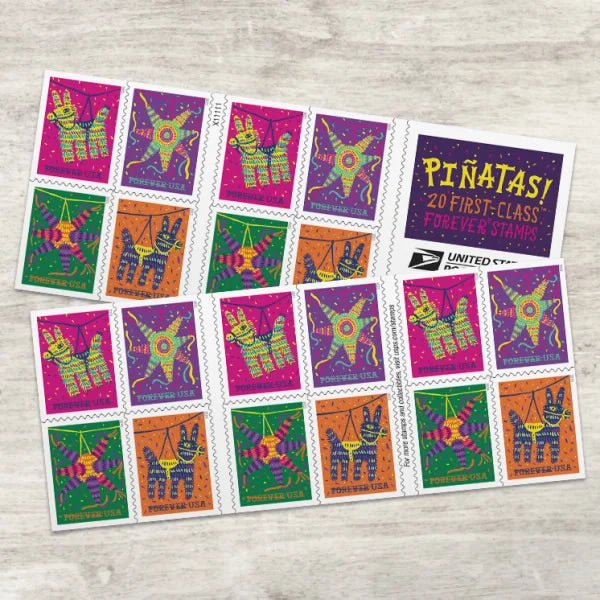 Forever Stamps 2023 Piñatas – Festive Celebration, First-Class Postage