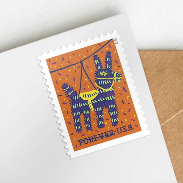 Forever Stamps 2023 Piñatas – Festive Celebration, First-Class Postage