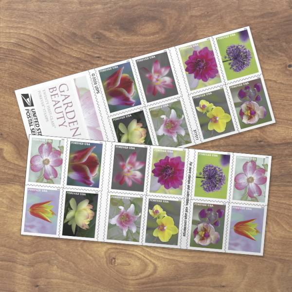 Forever Stamps 2021 Garden Beauty – Nature Series, First-Class Postage
