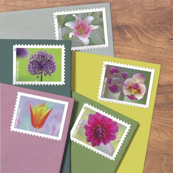 Forever Stamps 2021 Garden Beauty – Nature Series, First-Class Postage