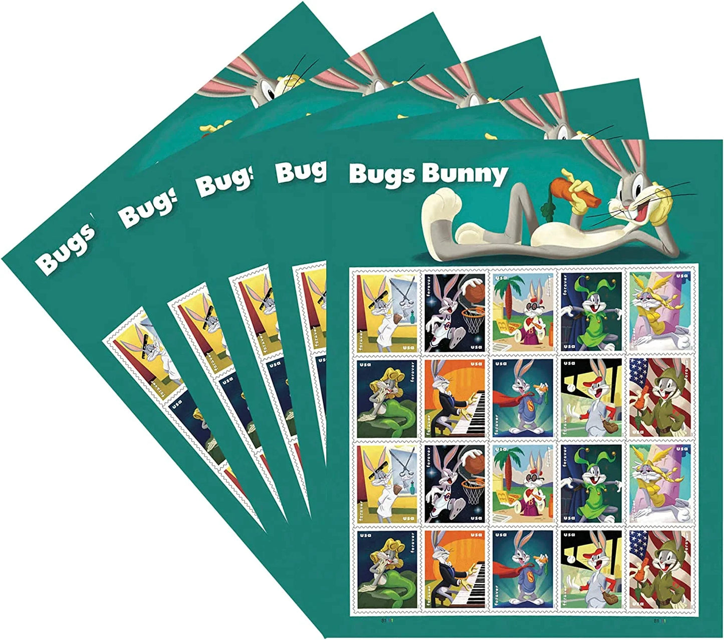 Forever Stamps 2020 Bugs Bunny – Entertainment Icons, First-Class Postage