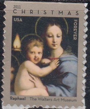 Forever Stamps 2011 Christmas Madonna and Child – Holiday Celebration, First-Class Postage