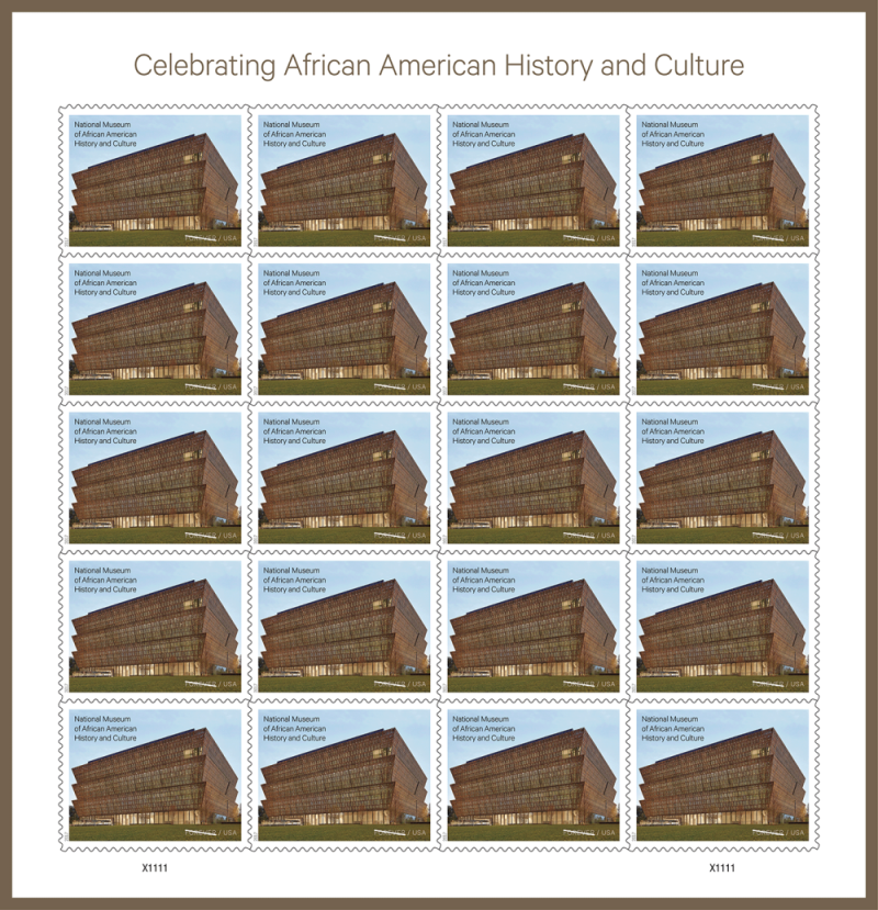 Forever Stamps 2017 National Museum of African American History and Culture – Cultural Heritage, First-Class Postage