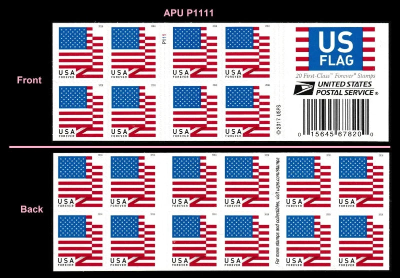 Forever Stamps 2018 U.S. Flag – Patriotic Symbol, First-Class Postage