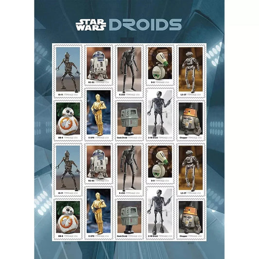 Forever Stamps 2021 Star Wars Droids – BB-8, First-Class Postage