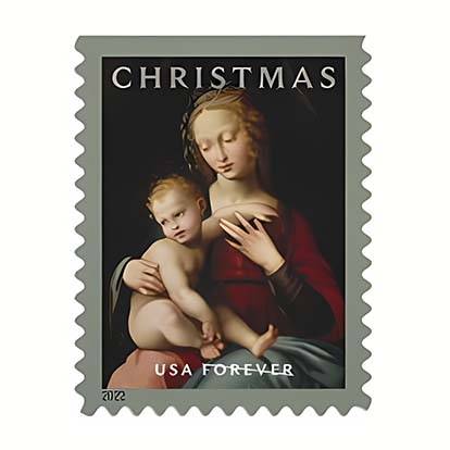 Forever Stamps 2022 Virgin and Child – Holiday Celebration, First-Class Postage