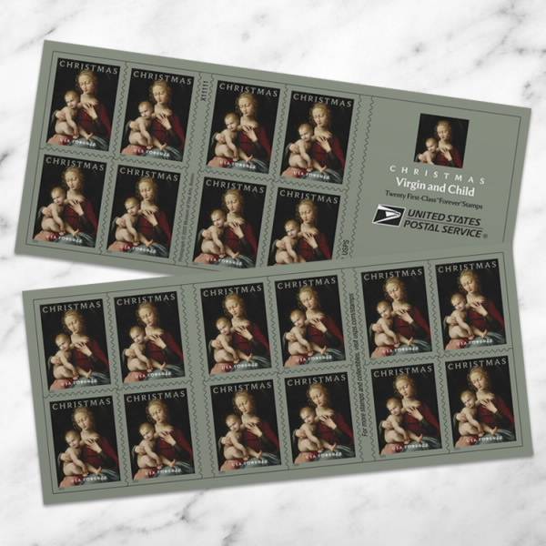 Forever Stamps 2022 Virgin and Child – Holiday Celebration, First-Class Postage