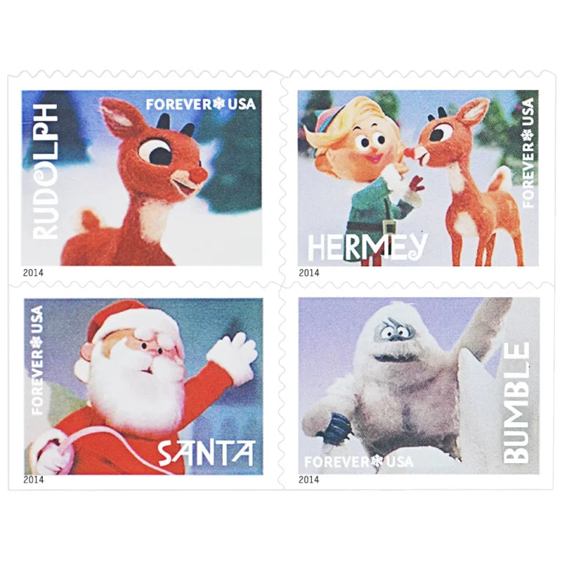 Forever Stamps 2014 Rudolph the Red-Nosed Reindeer – Holiday Celebration, First-Class Postage