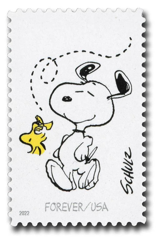 Forever Stamps 2022 Charles M. Schulz – Peanuts Cartoon Characters, First-Class Postage
