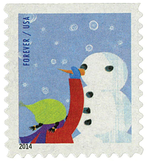 Forever Stamps 2014 Winter Fun – Holiday Celebration, First-Class Postage