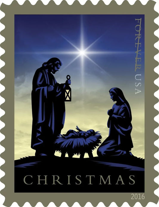 Forever Stamps 2016 Nativity – Traditional Christmas Scene, First-Class Postage