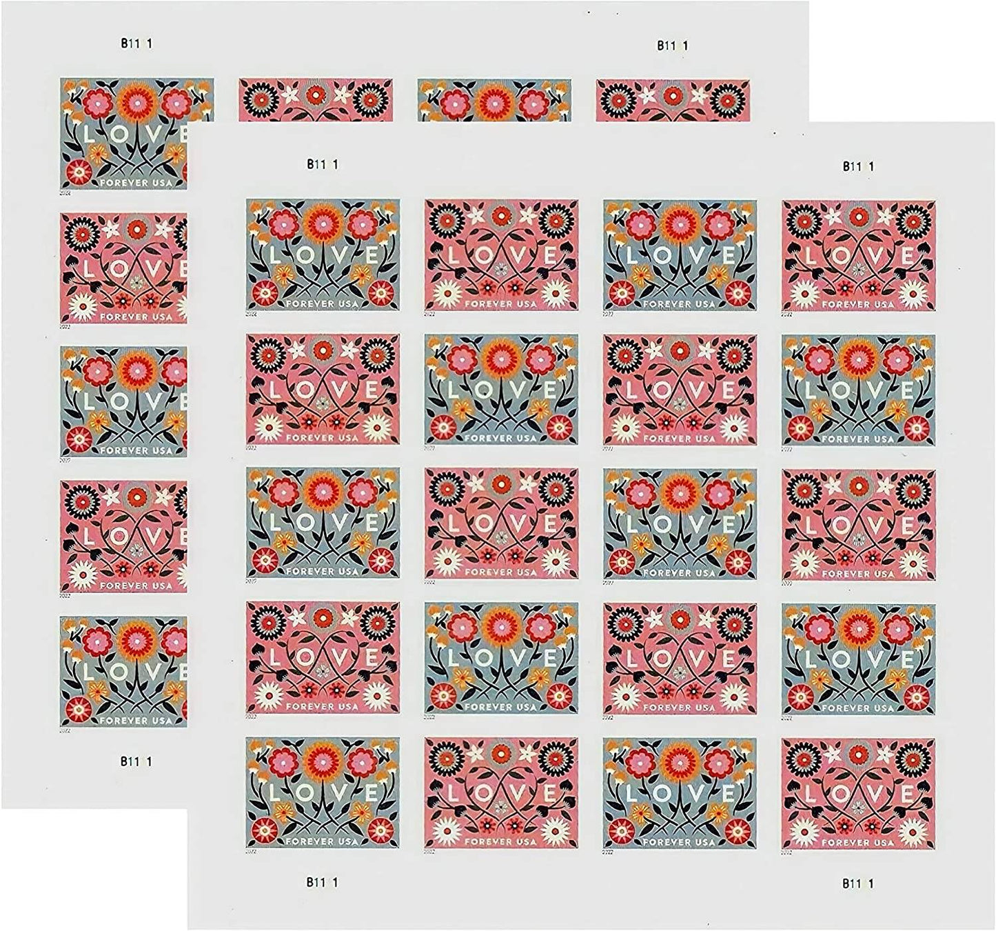 Forever Stamps 2022 Love – Love Greeting, First-Class Postage