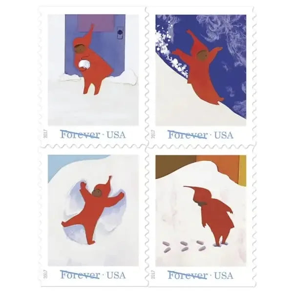 Forever Stamps 2017 The Snowy Day – Winter Wonderland, First-Class Postage
