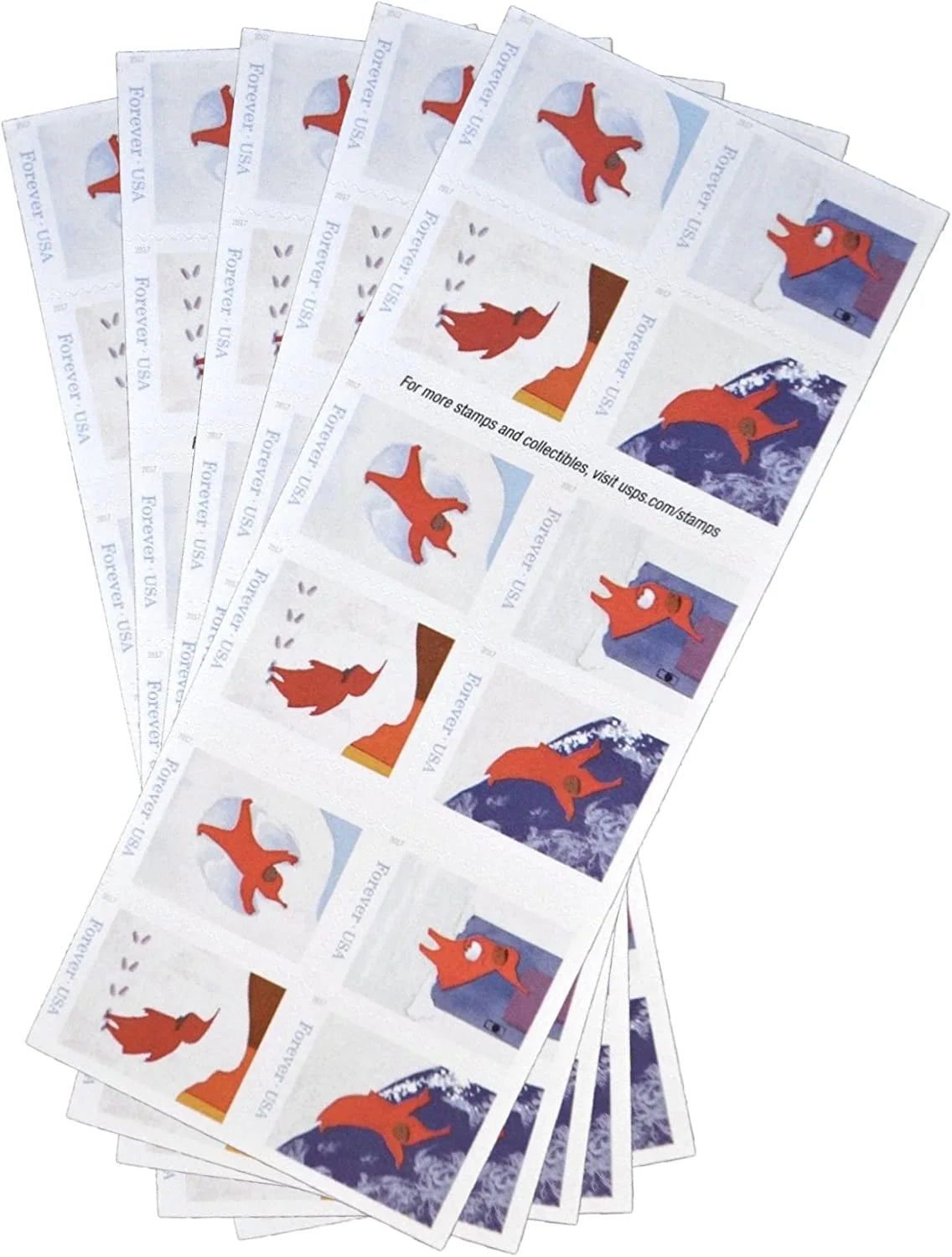 Forever Stamps 2017 The Snowy Day – Winter Wonderland, First-Class Postage