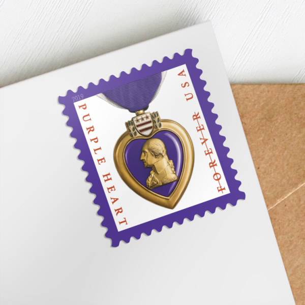 Forever Stamps 2019 Purple Heart Medal – Military Tribute, First-Class Postage