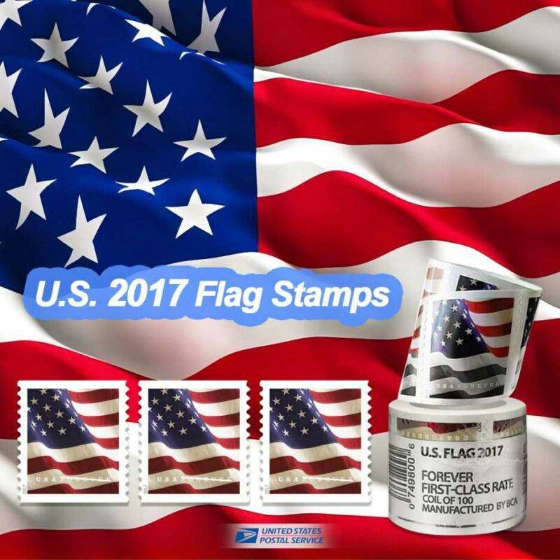 Forever Stamps 2017 U.S. Flag – Patriotic Symbol, First-Class Postage