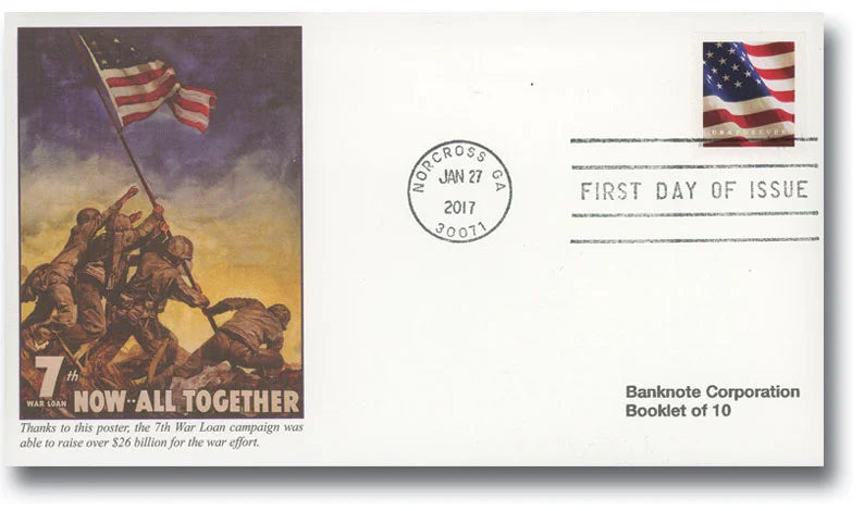 Forever Stamps 2017 U.S. Flag – Patriotic Symbol, First-Class Postage
