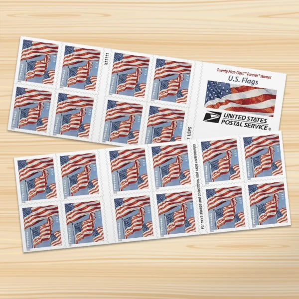 Forever Stamps 2022 U.S. Flag – Patriotic Symbol, First-Class Postage