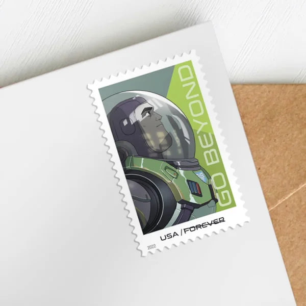 Forever Stamps 2022 Go Beyond: Buzz Lightyear – Pop Culture Series, First-Class Postage