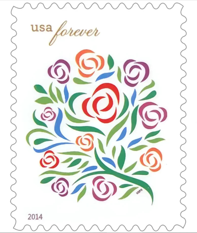 Forever Stamps 2014 Where Dreams Blossom – Wedding Invitation, First-Class Postage