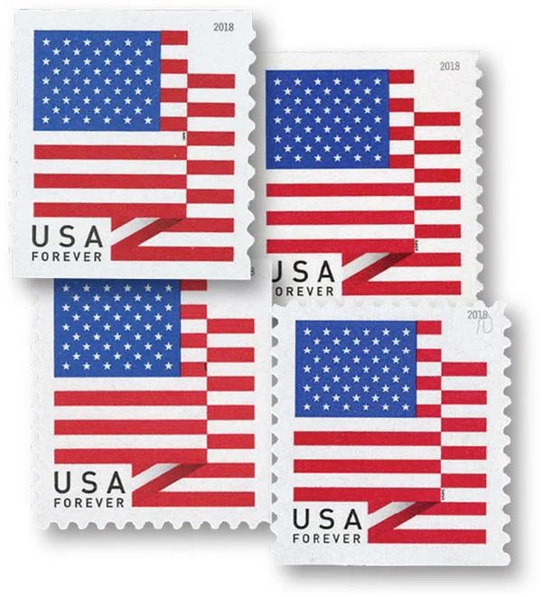 Forever Stamps 2018 U.S. Flag – Patriotic Symbol, First-Class Postage