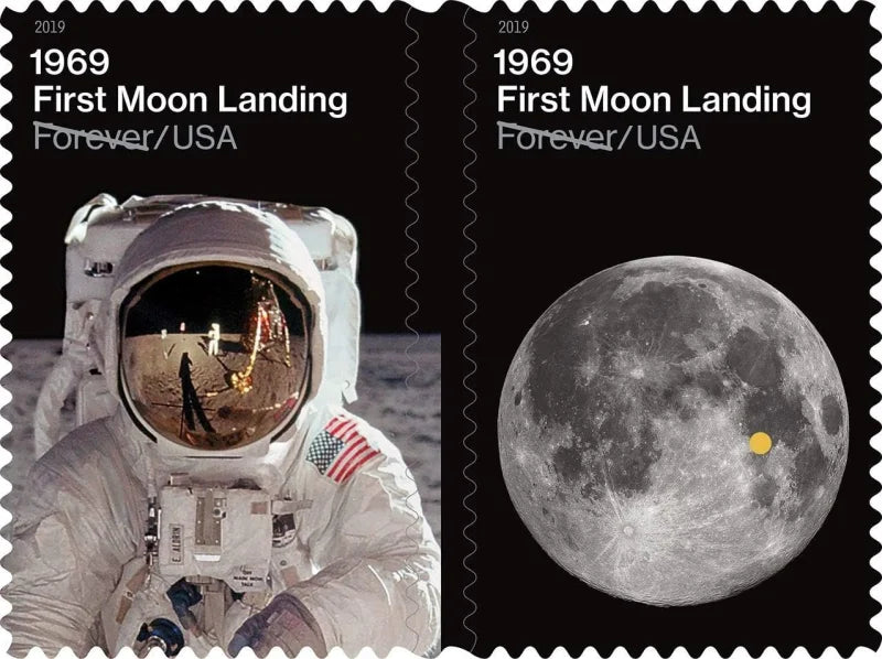 Forever Stamps 2019 First Moon Landing – Space Exploration, First-Class Postage