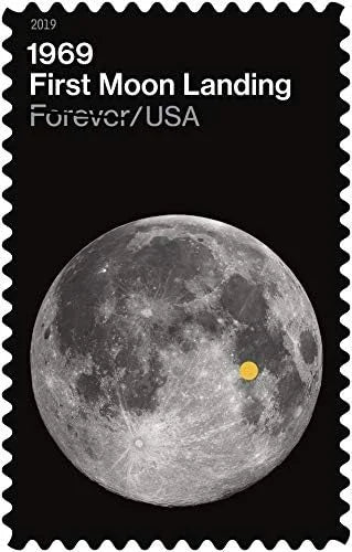 Forever Stamps 2019 First Moon Landing – Space Exploration, First-Class Postage