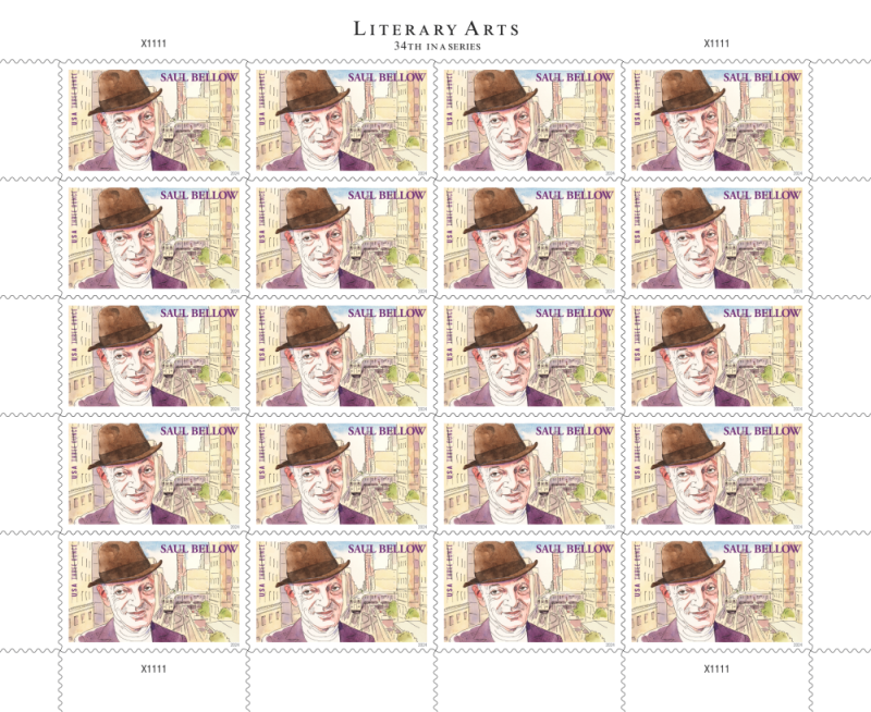 Three-Ounce Stamps 2024 Saul Bellow – Commemorative Issue, First-Class Rate
