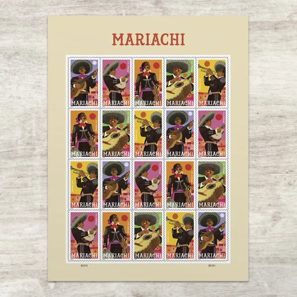 Forever Stamps 2021 Mariachi – Music and Cultural Heritage, First-Class Postage
