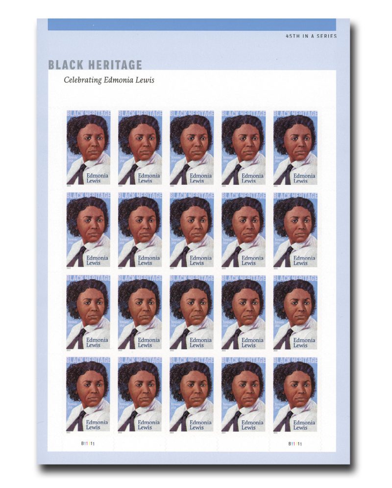 Forever Stamps 2022 Edmonia Lewis – Black Heritage Series, Commemorative Issue, First-Class Postage