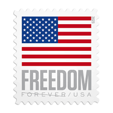 Forever Stamps 2023 U.S. Flag – Modern Patriotic Symbol, First-Class Postage