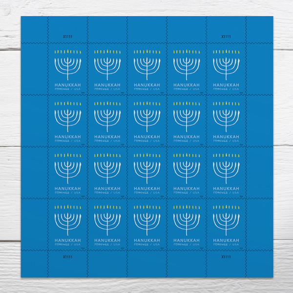 Forever Stamps 2024 Hanukkah – Holiday Celebration, First-Class Postage
