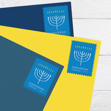 Forever Stamps 2024 Hanukkah – Holiday Celebration, First-Class Postage