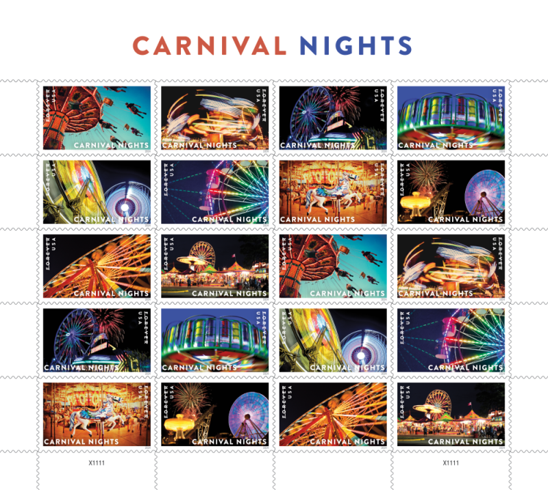 Forever Stamps 2024 Carnival Nights – First-Class Postage