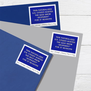 Forever Stamps 2024 Alex Trebek – Jeopardy! Host, Commemorative Issue, First-Class Postage